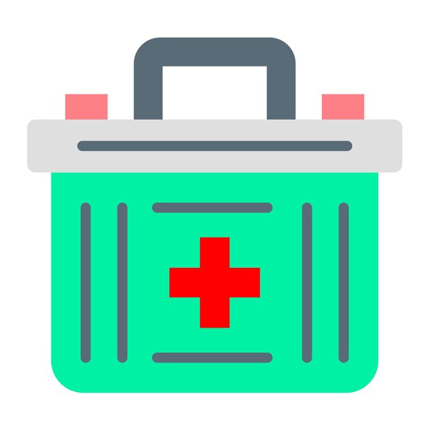 First Aid Kit Icon Style