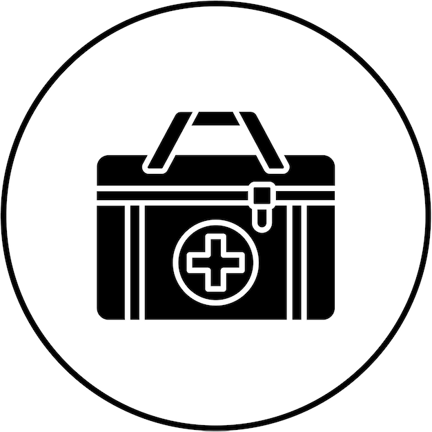 Vector first aid kit icon