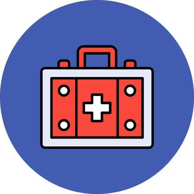 Vector first aid kit icon