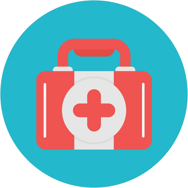 First aid kit vector illustration style