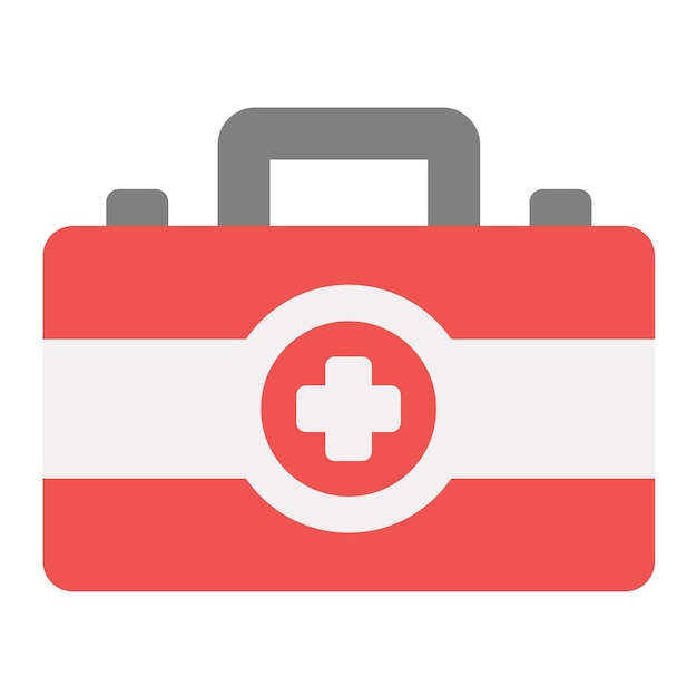 First aid kit vector illustration style