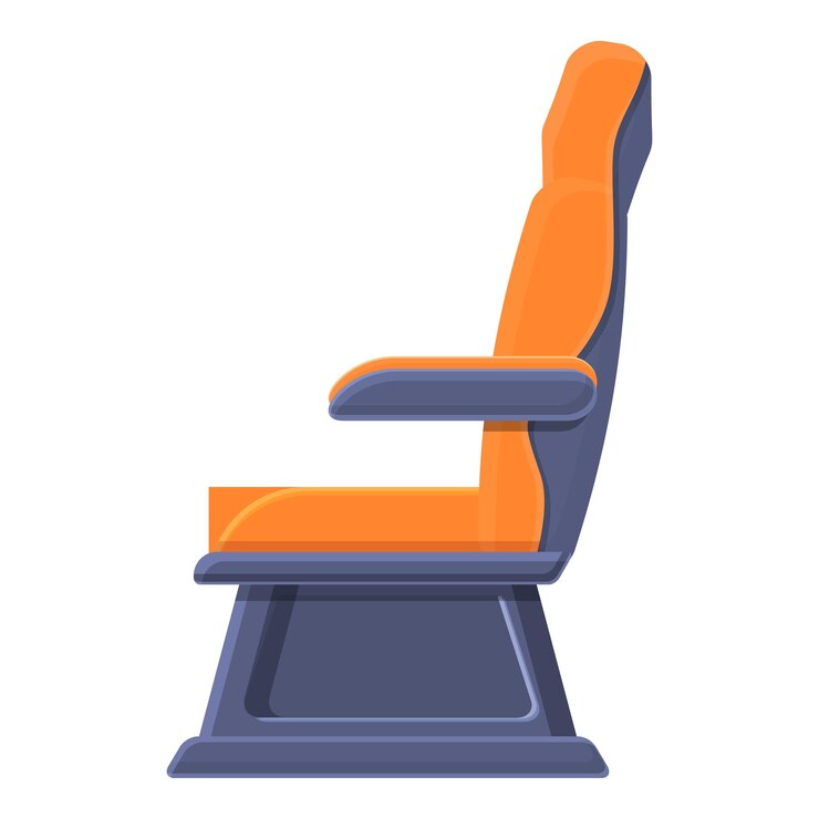 Vector first class soft armchair icon cartoon of first class soft armchair vector icon for web design isolated on white background