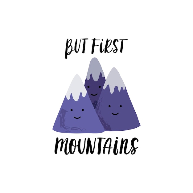 Cute mountain Vectors & Illustrations for Free Download | Freepik