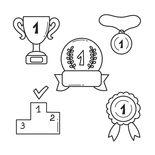 First Place Doodle Set