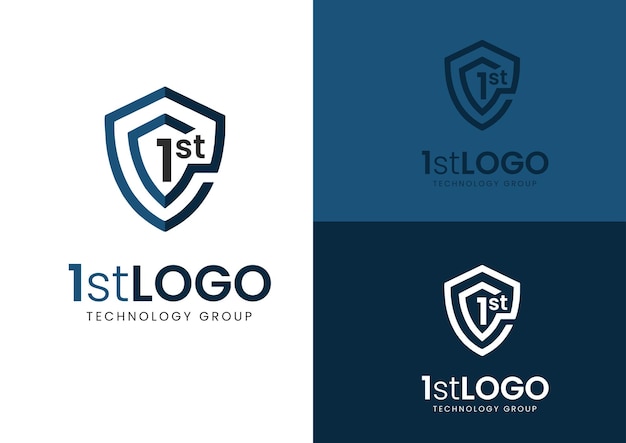 first shield logo design