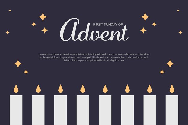 First Sunday of Advent background