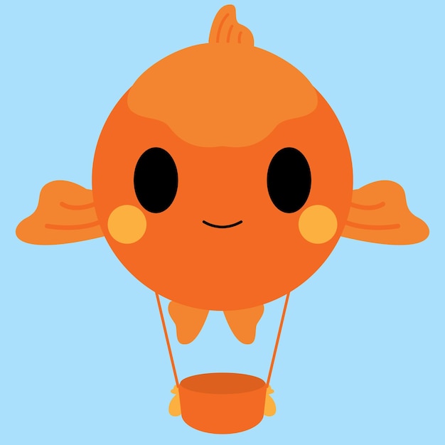 Premium Vector  Fish balloon cute animal balloon for sale