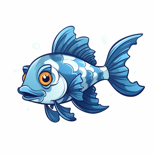 Vector fish cartoon vector