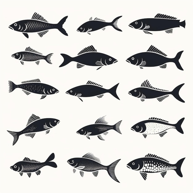 Vector fish cartoon vector