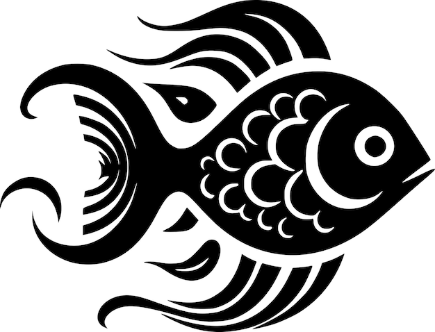 Fish High Quality Vector Logo Vector illustration ideal for Tshirt graphic