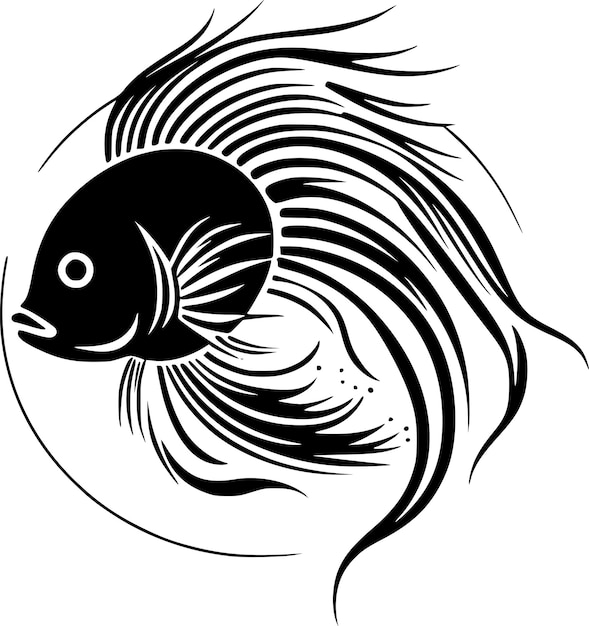 Vector fish high quality vector logo vector illustration ideal for tshirt graphic