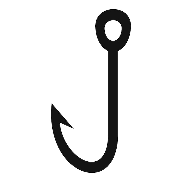 Premium Vector Fish hook icon simple illustration of fish hook vector