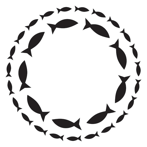 Vector fish icon. flat fishes icon.