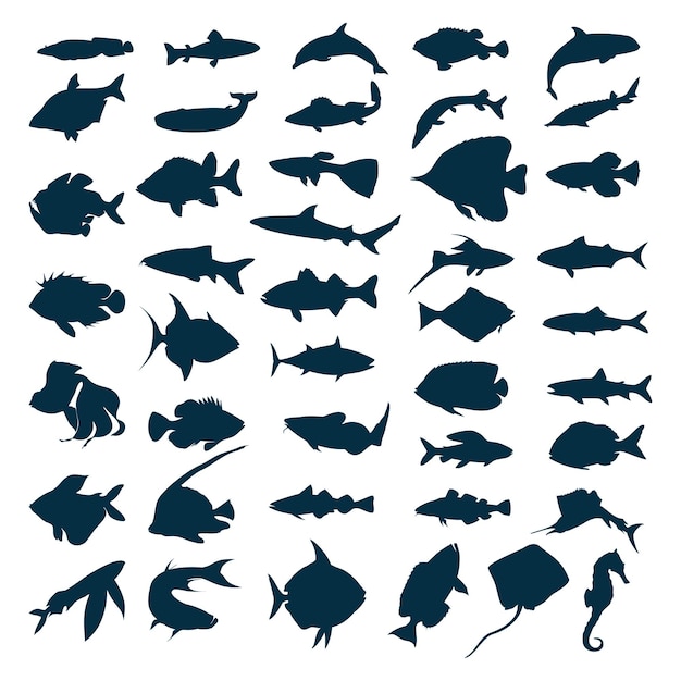 Vector fish icon