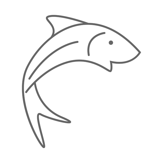 Disegno dell'immagine del pesce