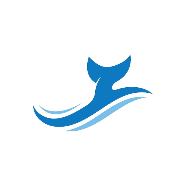 Fish Jump Logo And symbol vector