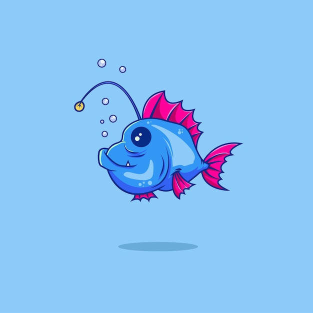 fish lamp cute cartoon