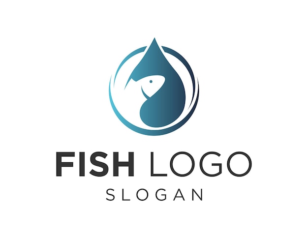 Design del logo di pesce