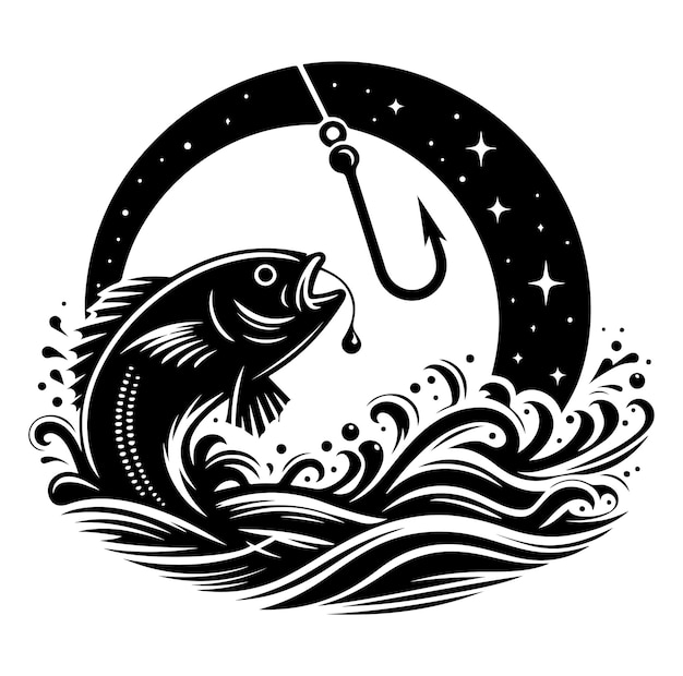 Vector fish logo illustration vector design