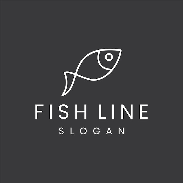 Fish logo template vector illustration design