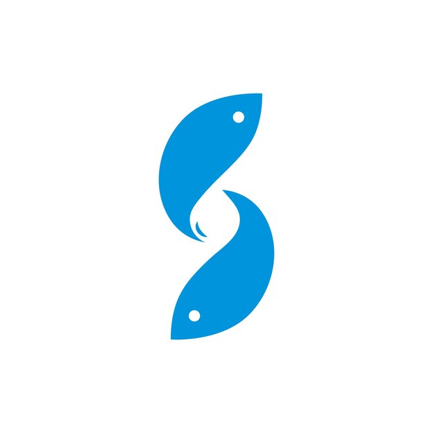魚のロゴテンプレート