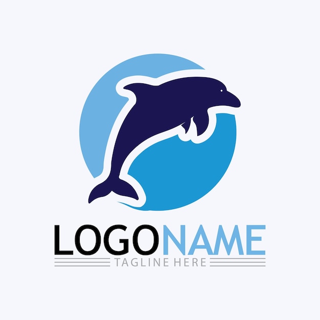 Fish logo template