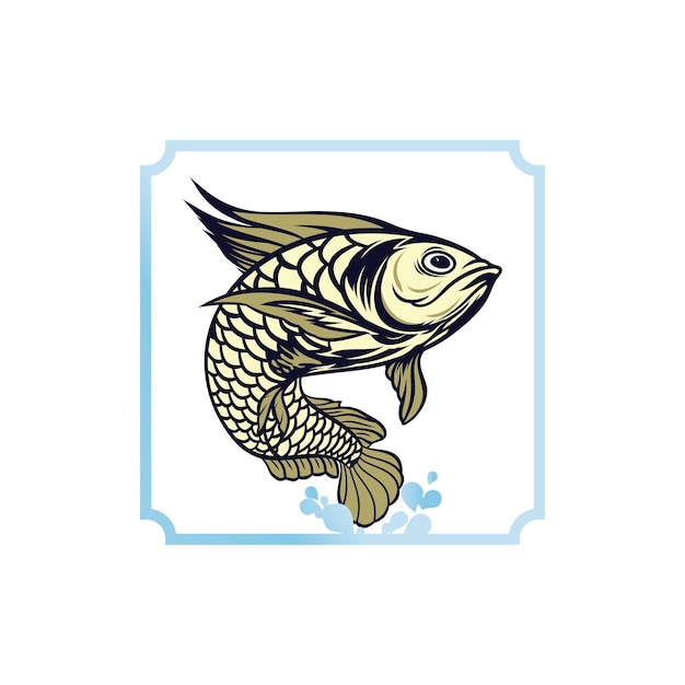 Pesce logo modello