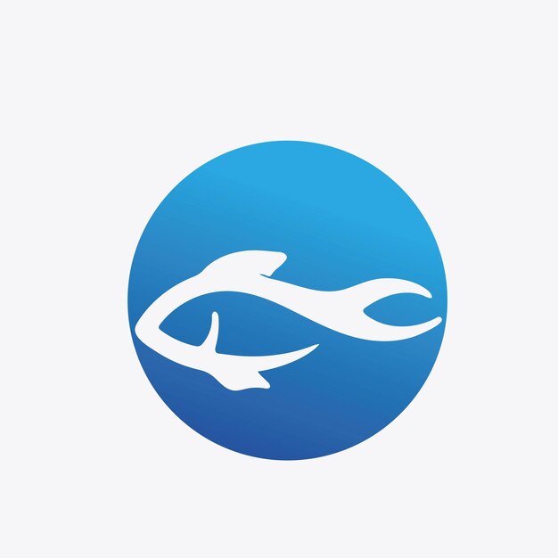 Fish logo template