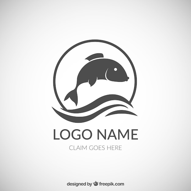 Vector fish logo