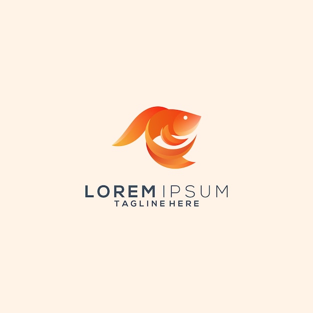 Fish media technology logo design