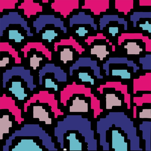 Fish scale pixel art background