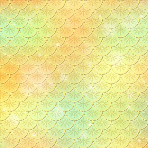 Vector fish scale seamless pattern background