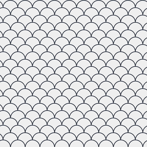 Fish scale seamless pattern. reptile, dragon skin texture. tillable background for your fabric, textile design, wrapping paper, swimwear or wallpaper. grey mermaid tail with fish scale underwater.