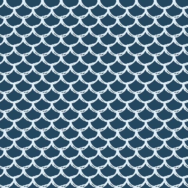 Fish scale seamless pattern