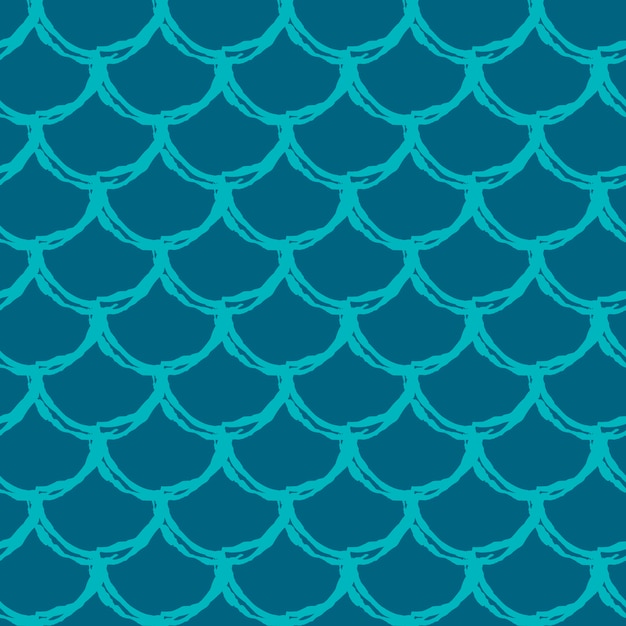 Fish scale seamless pattern