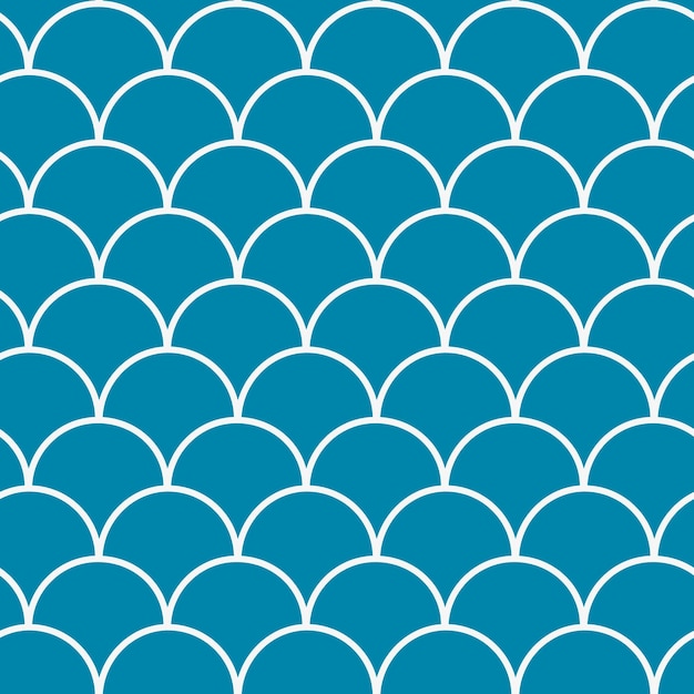 Fish scale seamless pattern