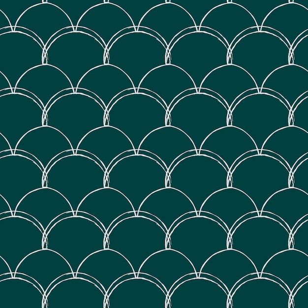 Fish scale seamless pattern