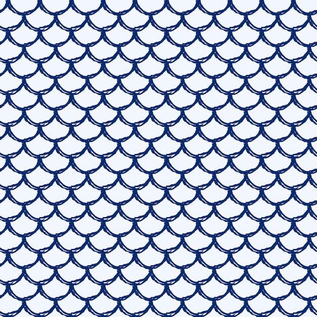 Fish scale seamless pattern