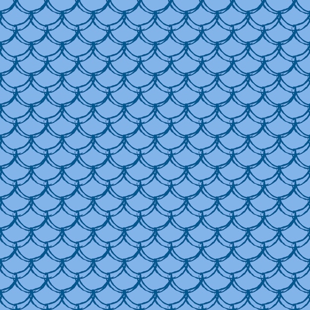 Fish scale seamless pattern