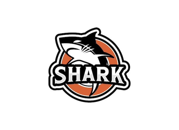 fish shark esport gaming mascot logo template