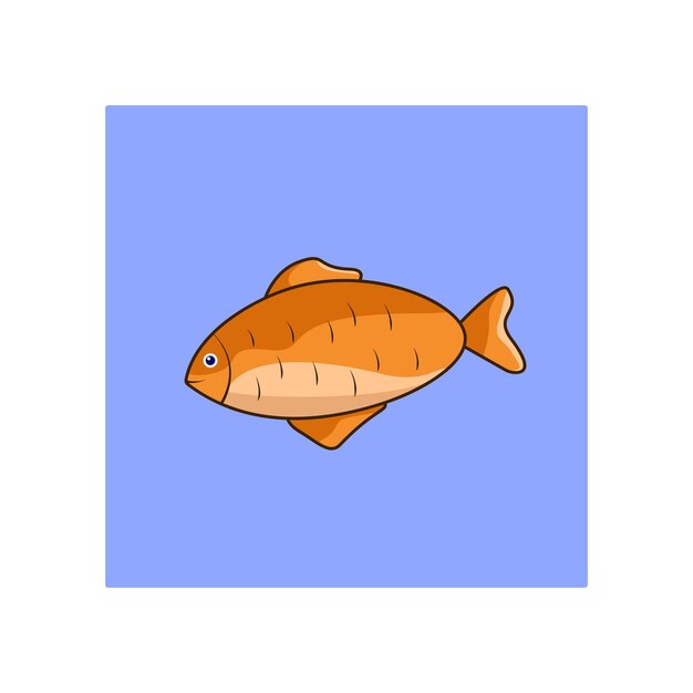 Vector fish swimming sealife animal vector illustration design