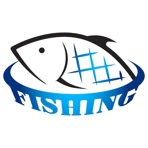 Символ рыбы для рыбалки и морепродуктов