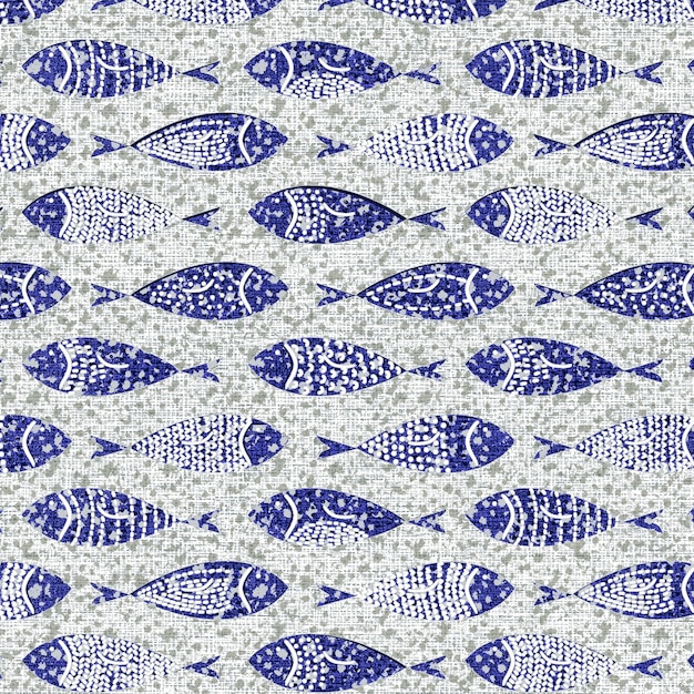 Fish Upholstery Watercolor Nautical Marine Fish Print Home Decor Textile Digital And Textile Pattern