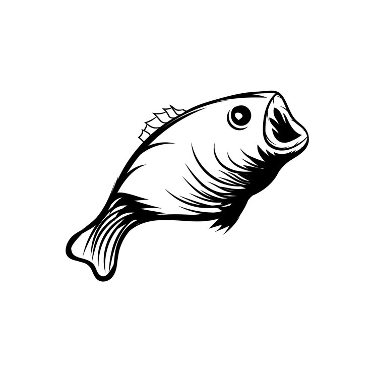 Premium Vector | Fish vector,bass fish