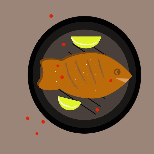 Vector fish vector illustration