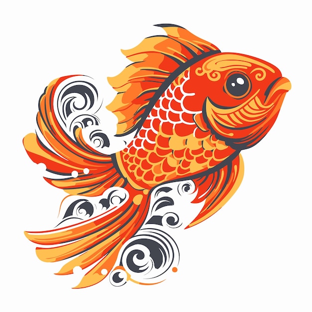 рыба с орнаментом