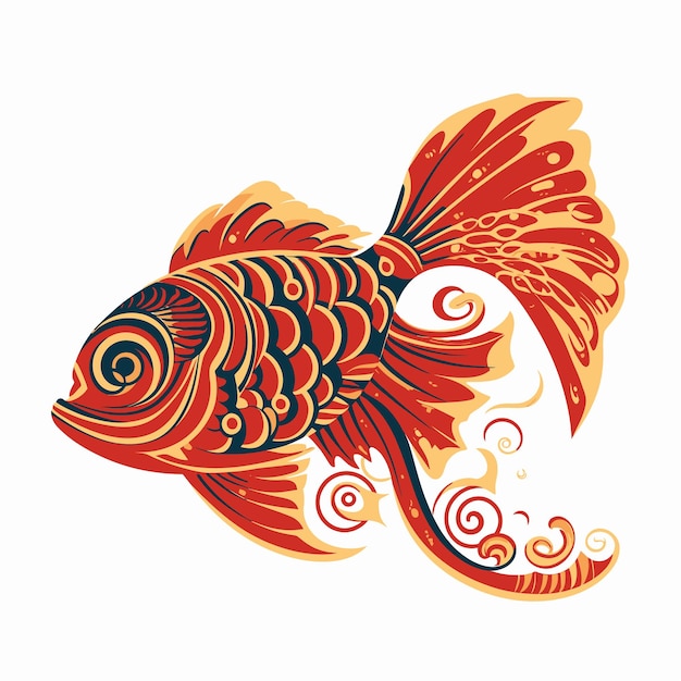 装飾された魚