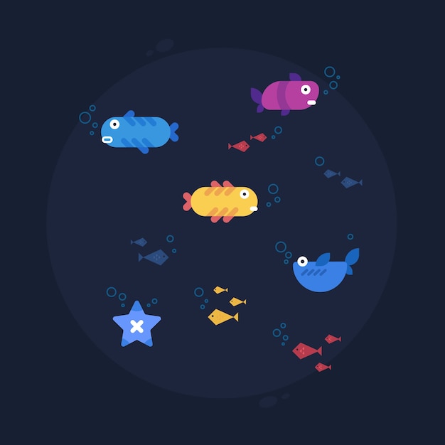 Fishes for creative designer