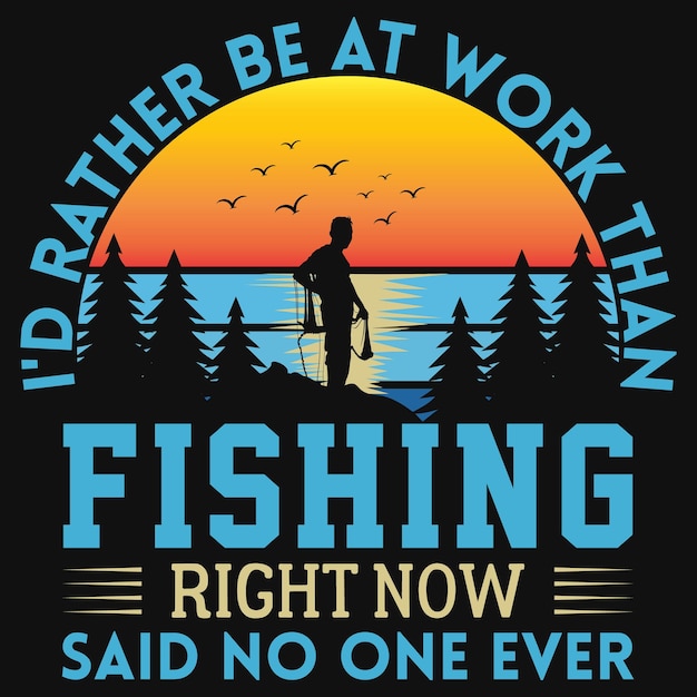 Fishing awesome graphics tshirt design