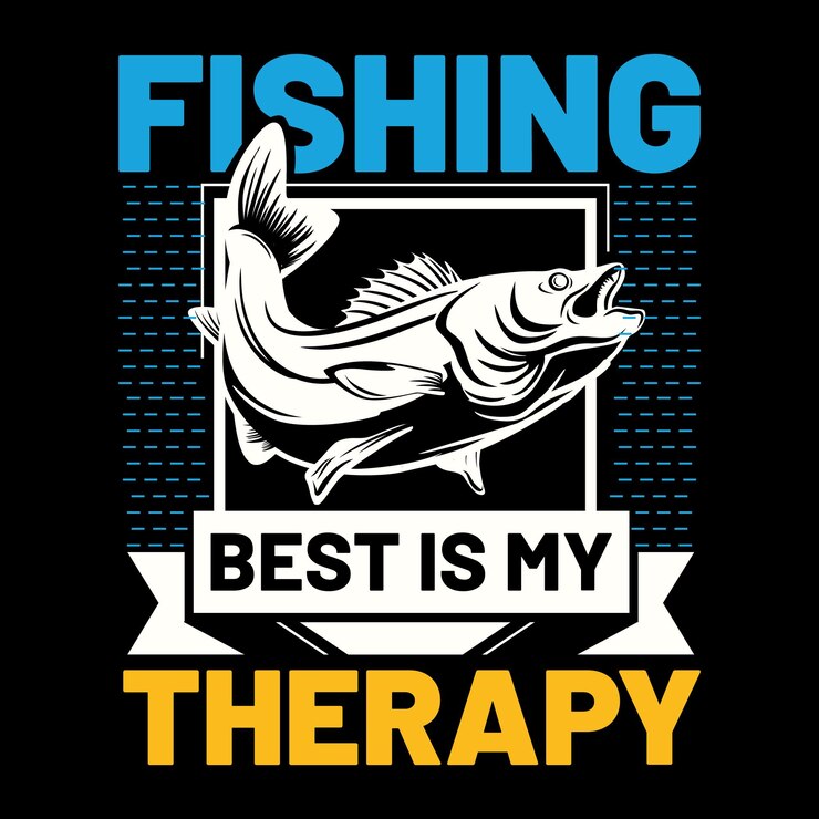 fishing best is my therapy tshirt